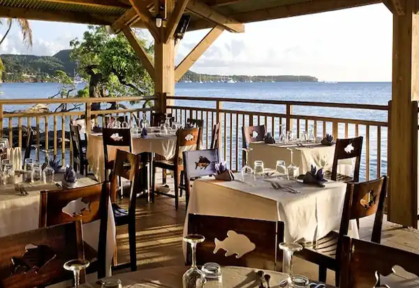 Dining at Club Med Buccaneer's Creek